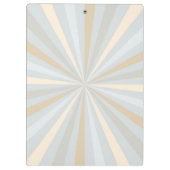 Klassische Farbtöne Harmony Bold Spinning Wheel Klemmbrett (Rückseite)