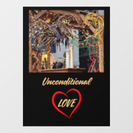 Klassische Fensterklammer Fensteraufkleber