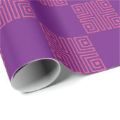 Klassische festliche Chic-Geburtstagsparty Geschenkpapier (Rolleneckpunkt)
