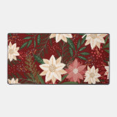 klassische Festtage botanischer Weihnachtsfeiertag Schreibtischunterlage (Vorderseite)