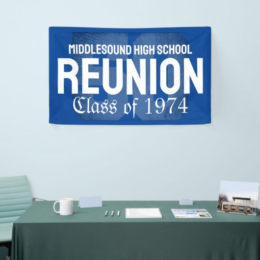 Klassische, fette 50-jährige High School Wiederseh Banner (Messeveranstaltung)