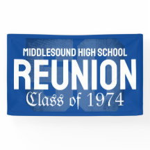 Klassische, fette 50-jährige High School Wiederseh