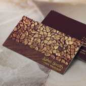 Klassische Firewood Zivil Engineer Business Card Visitenkarte