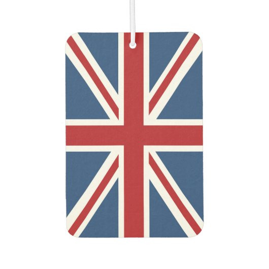 Klassische Flagge der Union Jack UK Autolufterfrischer (Vorderseite)