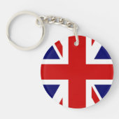 Klassische Flagge des Vereinigten Königreichs Schlüsselanhänger (Vorderseite)