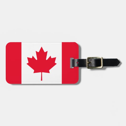 Klassische Flagge Gepäckanhänger (Vorderseite horizontal)