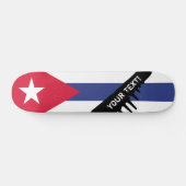 Klassische Flagge Kubas Skateboard (Horizontal)