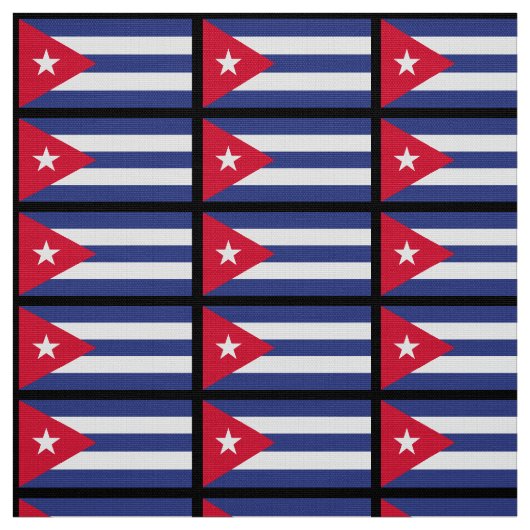 Klassische Flagge Kubas Stoff (Muster)