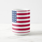 Klassische Flagge USA Kaffeetasse (Mittel)