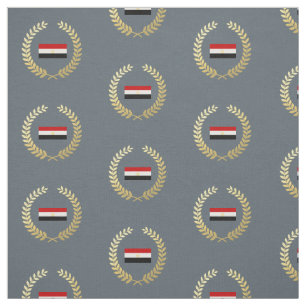 Klassische Flagge von Ägypten Stoff