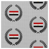Klassische Flagge von Ägypten Stoff (Nahaufnahme)