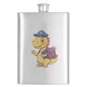 klassische Flasche Flachmann (Vorderseite)