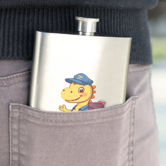 klassische Flasche Flachmann