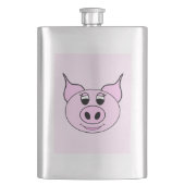 klassische Flasche Flachmann (Vorderseite)