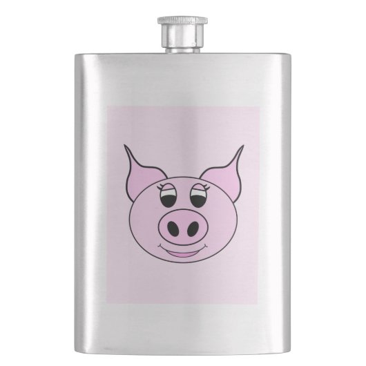 klassische Flasche Flachmann (Vorderseite)