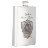 klassische Flasche Flachmann (Rechts)