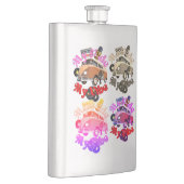 klassische Flasche Flachmann (Rechts)