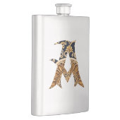 klassische Flasche Flachmann (Rechts)