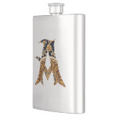klassische Flasche Flachmann (Links)
