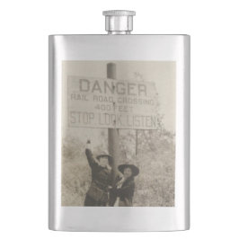 klassische Flasche Flachmann