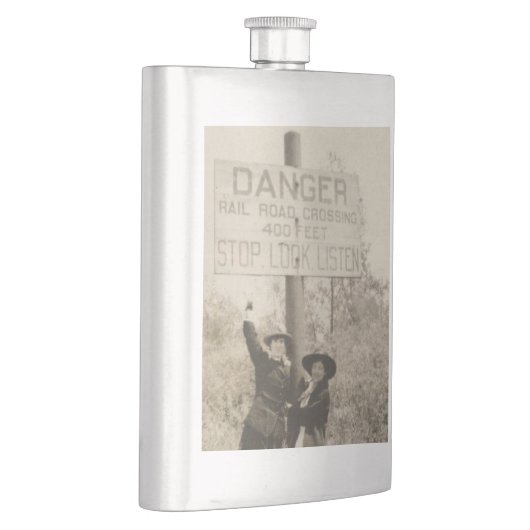 klassische Flasche Flachmann (Rechts)