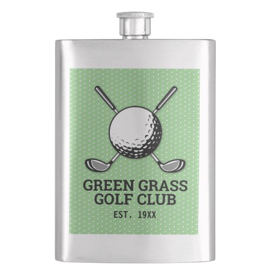 klassische Flasche Flachmann (Vorderseite)