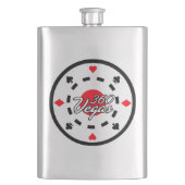 Klassische Flasche Flachmann (Vorderseite)