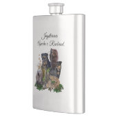 klassische Flasche Flachmann (Links)