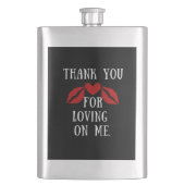 klassische Flasche Flachmann (Vorderseite)