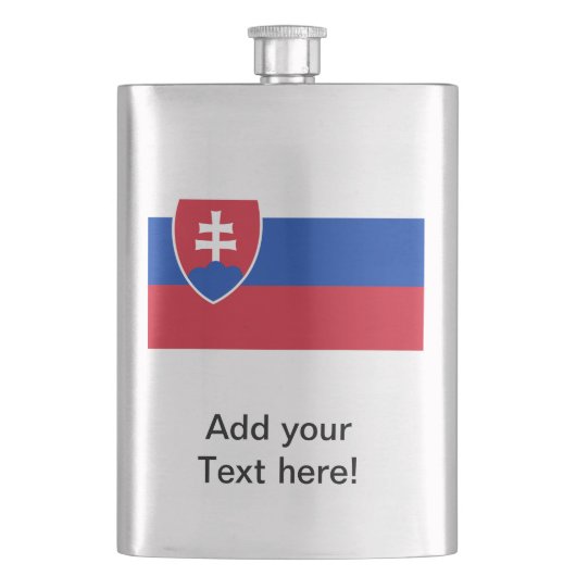 klassische Flasche Flachmann (Vorderseite)