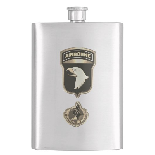 klassische Flasche Flachmann (Vorderseite)