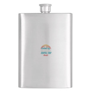 klassische Flasche Flachmann