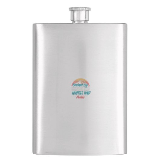 klassische Flasche Flachmann (Vorderseite)
