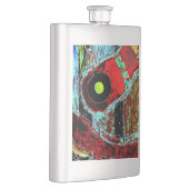 Klassische Flasche - Frequency Serpent Abstracte E Flachmann (Rechts)