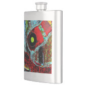 Klassische Flasche - Frequency Serpent Abstracte E Flachmann (Links)