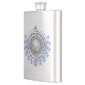 Klassische Flasche mit Logo Flachmann (Links)