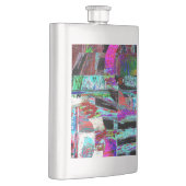 Klassische Flasche – Neon-Puls Flachmann (Rechts)