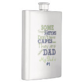 Klassische Flasche/Vater Typografie Flachmann (Rechts)