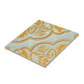 klassische Fliesen aus weiß und gold (Seite)