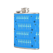 Klassische Flugbegleiter-Flasche Flachmann (Links)