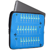 Klassische Flugbegleiter-Laptop-Hülse Laptopschutzhülle (Vorne Rechts)