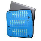 Klassische Flugbegleiter-Laptop-Hülse Laptopschutzhülle (Vorderseite Links)