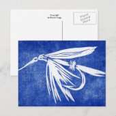 Klassische Forelle Fly Postcard Postkarte (Vorne/Hinten)