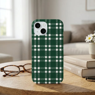 Klassische Forest Green Tartan Karo-Matte-Hülle Case-Mate iPhone Hülle