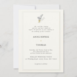 Klassische formale Rahmen Frühlingslilie von Valle Einladung