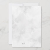 Klassische formelle Abschlussanzeige  Einladung (Rückseite)