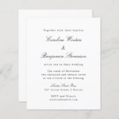 Klassische formelle Hochzeitsfeier (Vorne/Hinten)