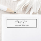 Klassische formelle Schwarz-weiße Hochzeitsszenari (Insitu)