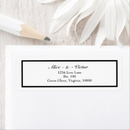 Klassische formelle Schwarz-weiße Hochzeitsszenari