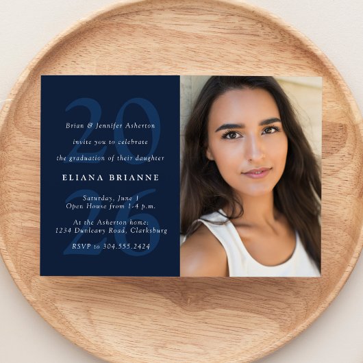 Klassische Foto-Abschlussfeier 2023 Einladung